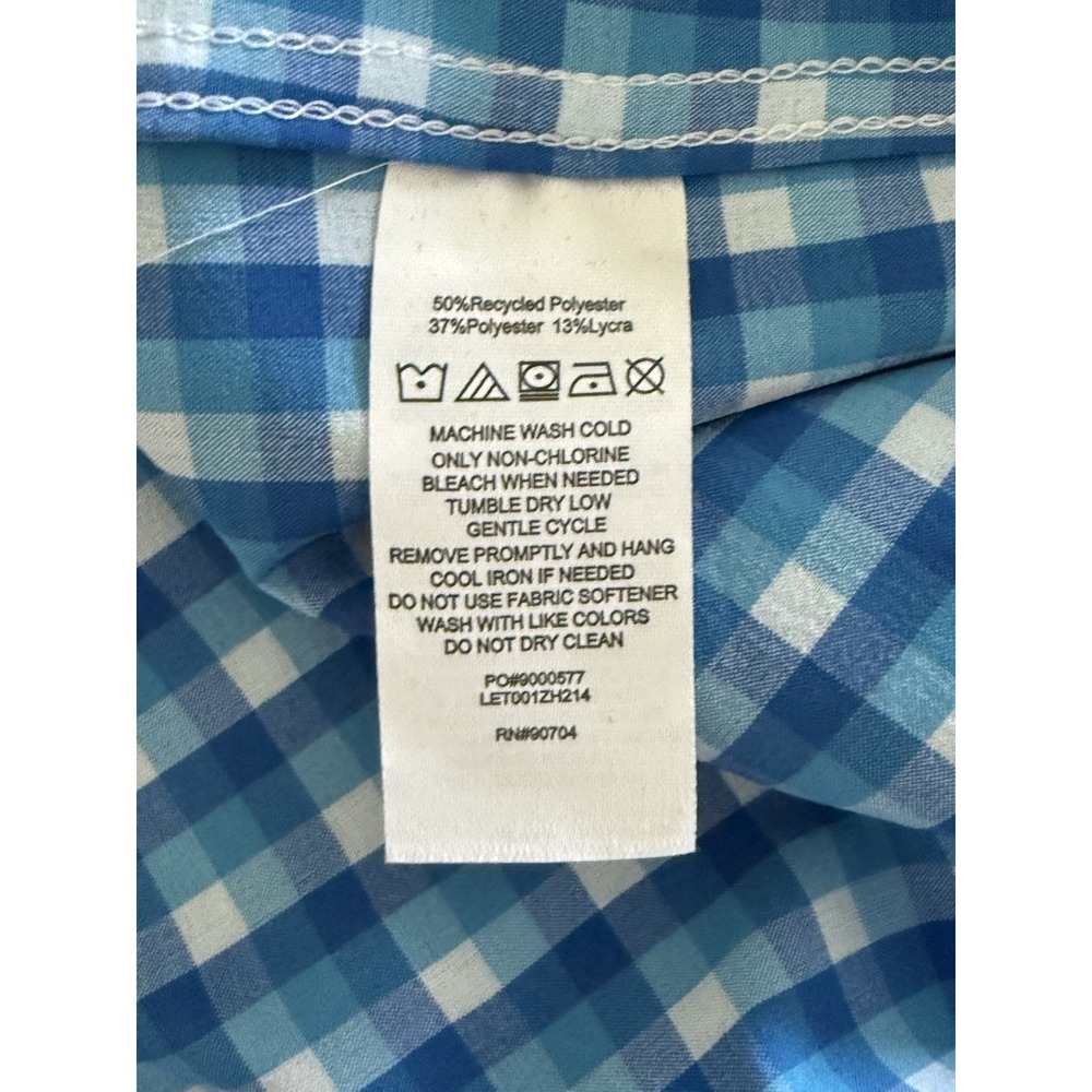 Land's End Men's XXL Button Down Shirt Plaid Regular‎ Fit - Picture 6 of 9